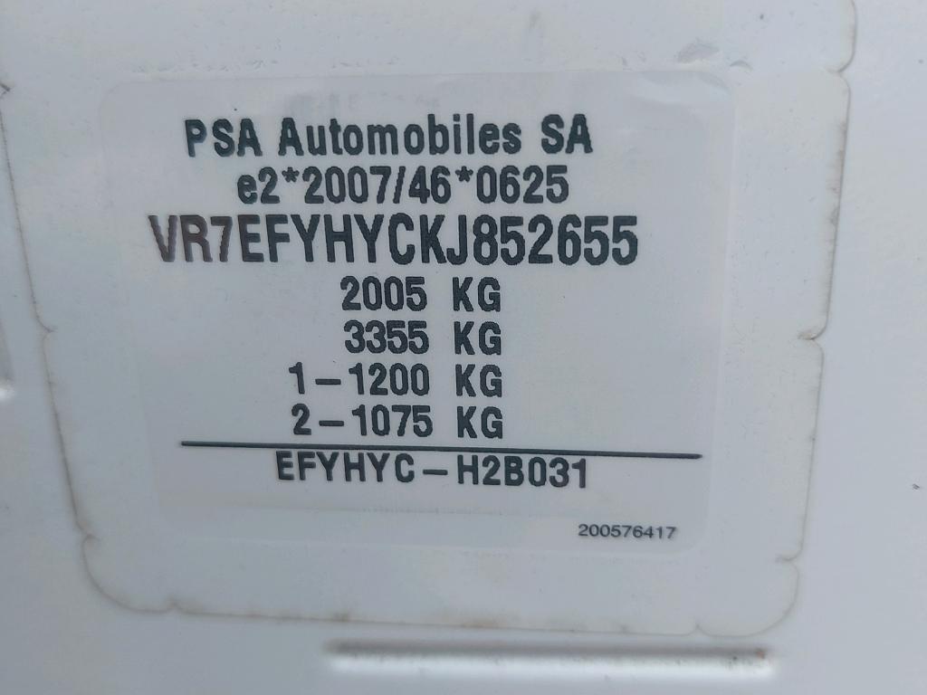 Citroen BERLINGO VAN M 650 BLUEHDI 100 S&S BVM5 CLUB 2019