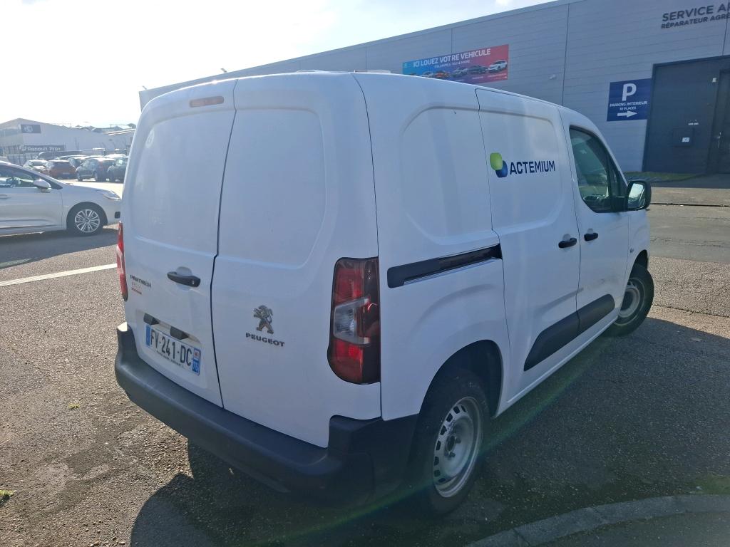 Peugeot PARTNER FOURGON STANDARD 650 KG BLUEHDI 75 BVM5 PREMIUM 2020