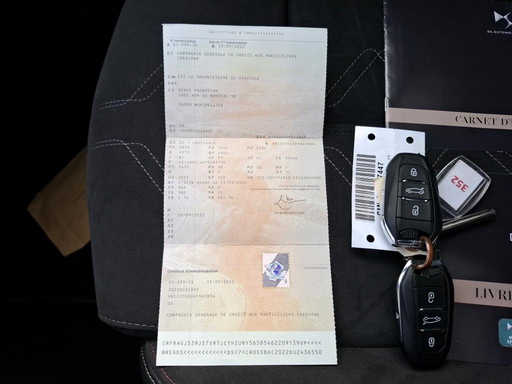 DS DS7 Crossback BlueHDi 130 EAT8 Performance Line+ 2022