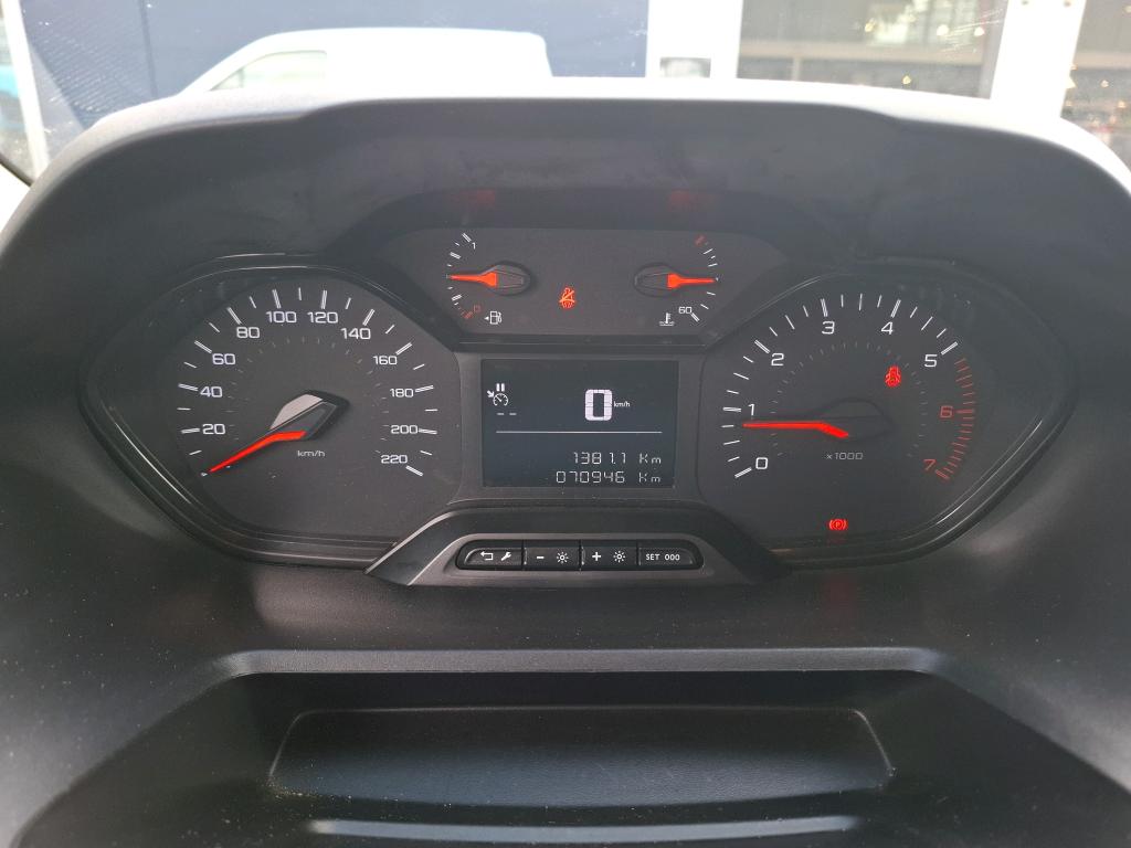 Peugeot PARTNER FOURGON STANDARD 650 KG BLUEHDI 75 BVM5 PREMIUM 2020