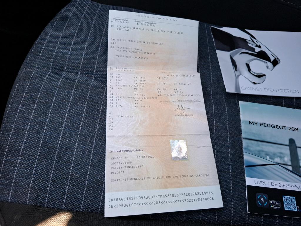 Peugeot 208 BLUEHDI 100 S&S BVM6 PREMIUM 2022