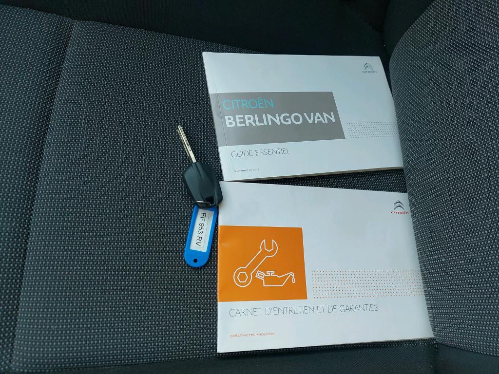 Citroen BERLINGO VAN M 650 BLUEHDI 100 S&S CLUB 2019