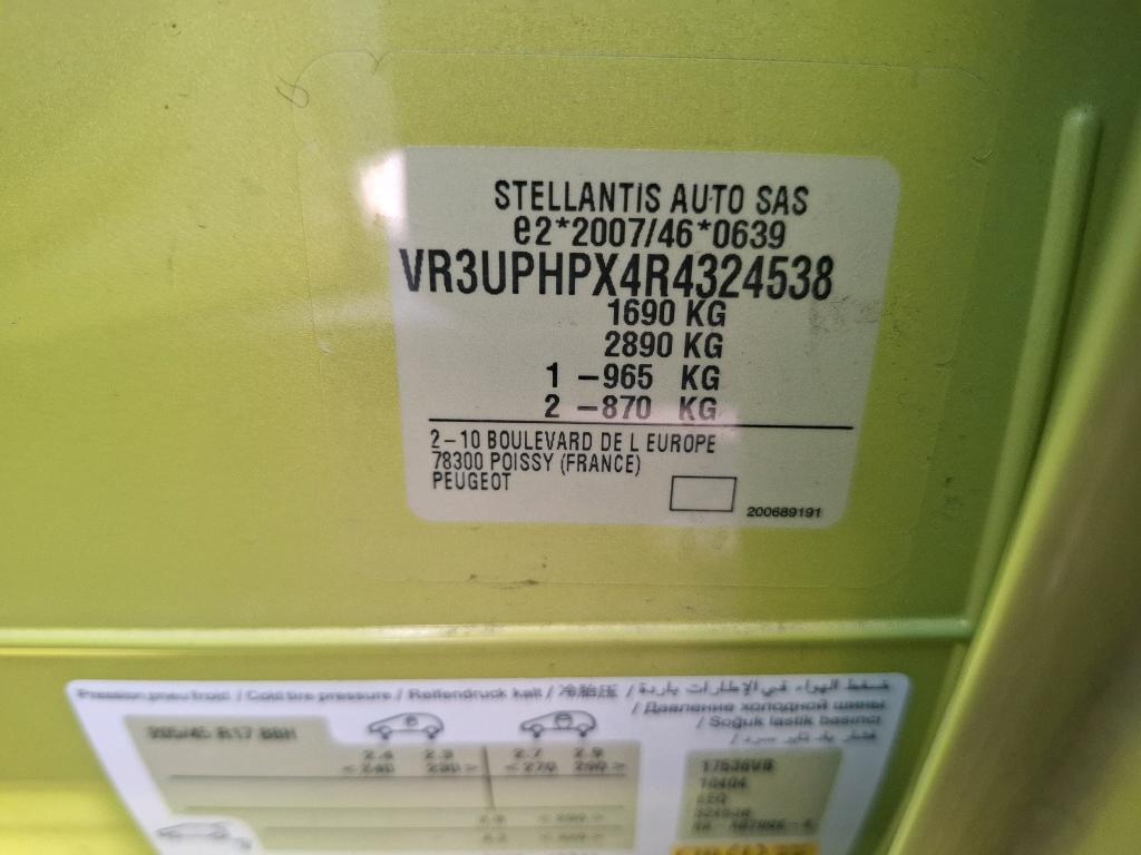 Peugeot 208 Hybrid 100 e-DCS6 GT 2024