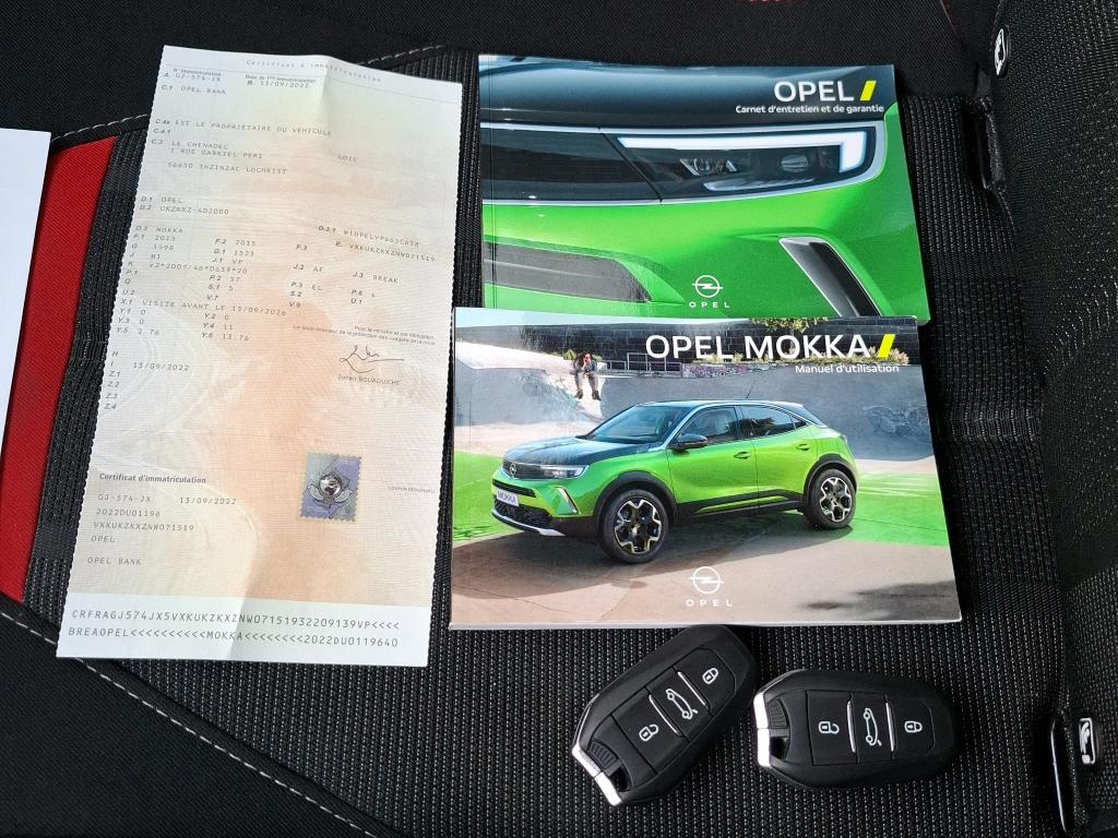 Opel Mokka Electrique 136 ch & Batterie 50 kWh Elegance Business 2022