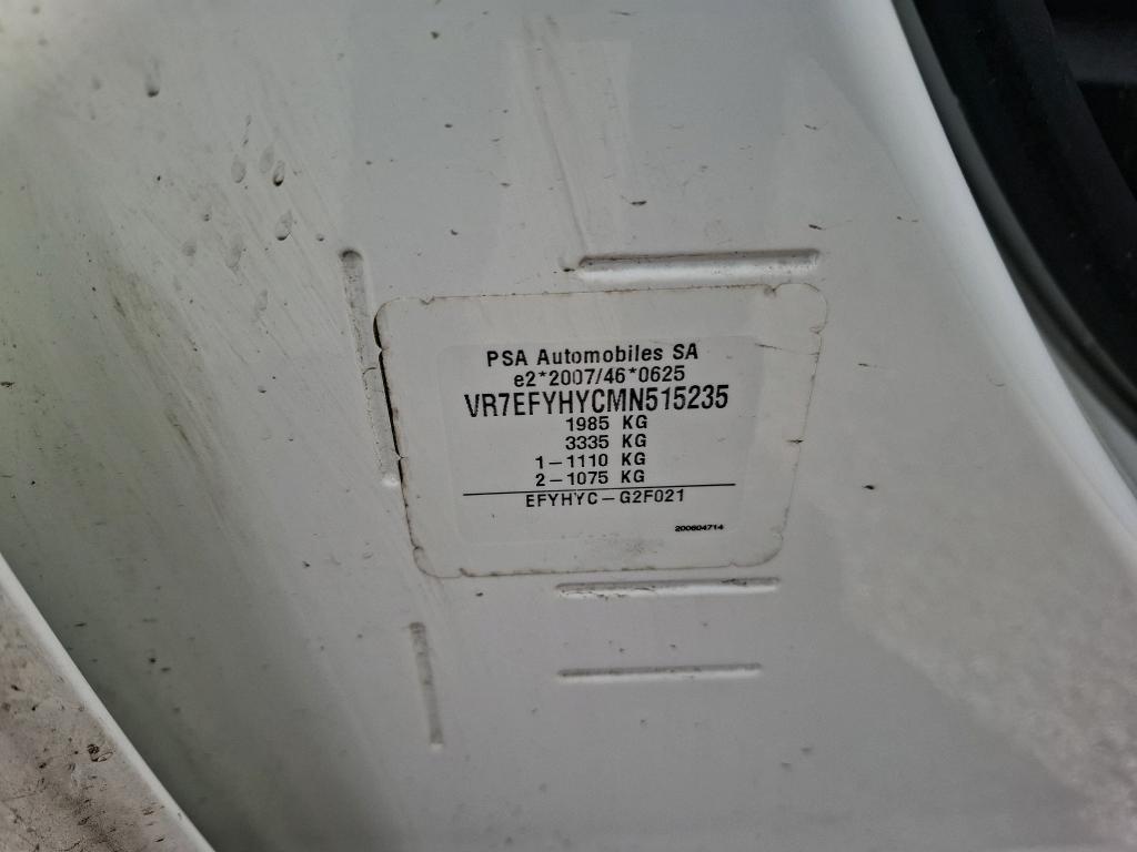 Citroen BERLINGO VAN M 650 BLUEHDI 100 S&S BVM5 DRIVER 2021