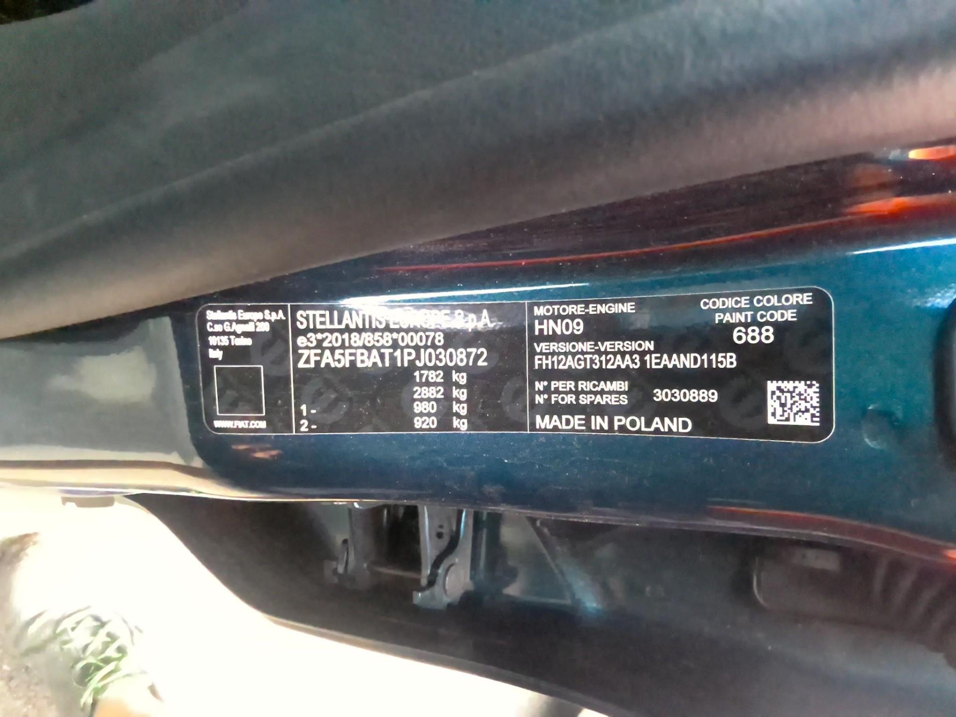 FIAT 600 1.2 Hybrid 100ch DCT6  2024