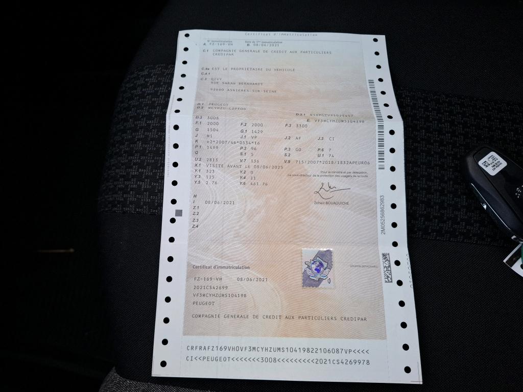 Peugeot 3008 BlueHDi 130ch S&S EAT8 Active Business 2021