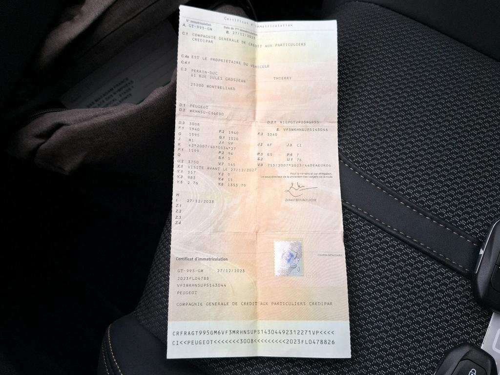 Peugeot 3008 PureTech 130ch S&S EAT8 GT 2023