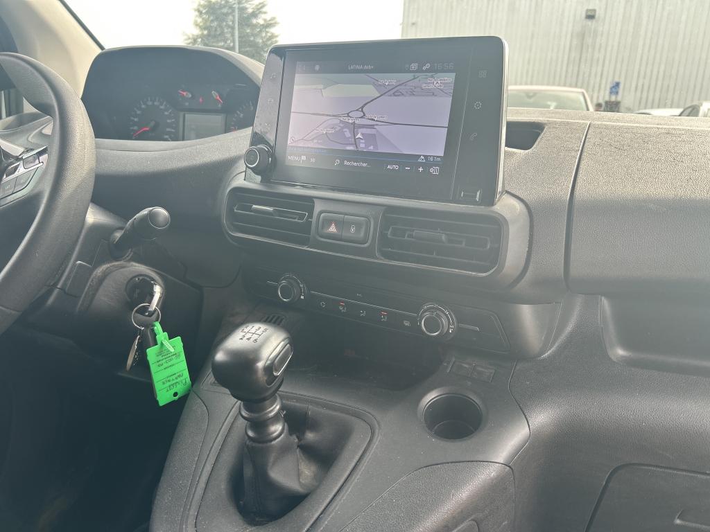 Peugeot PARTNER FOURGON STANDARD 650 KG BLUEHDI 100 S&S BVM6 ASPHALT 2022