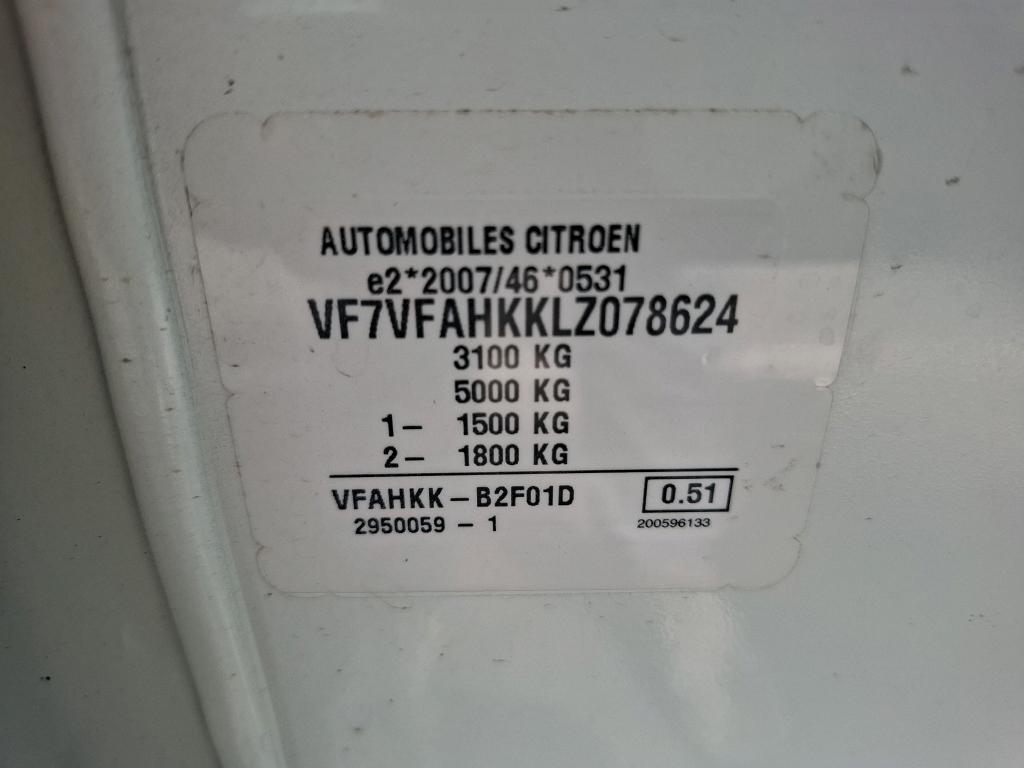 Citroen JUMPY FGN M BLUEHDI 120 S&S BVM6 CLUB 340 NM 2020