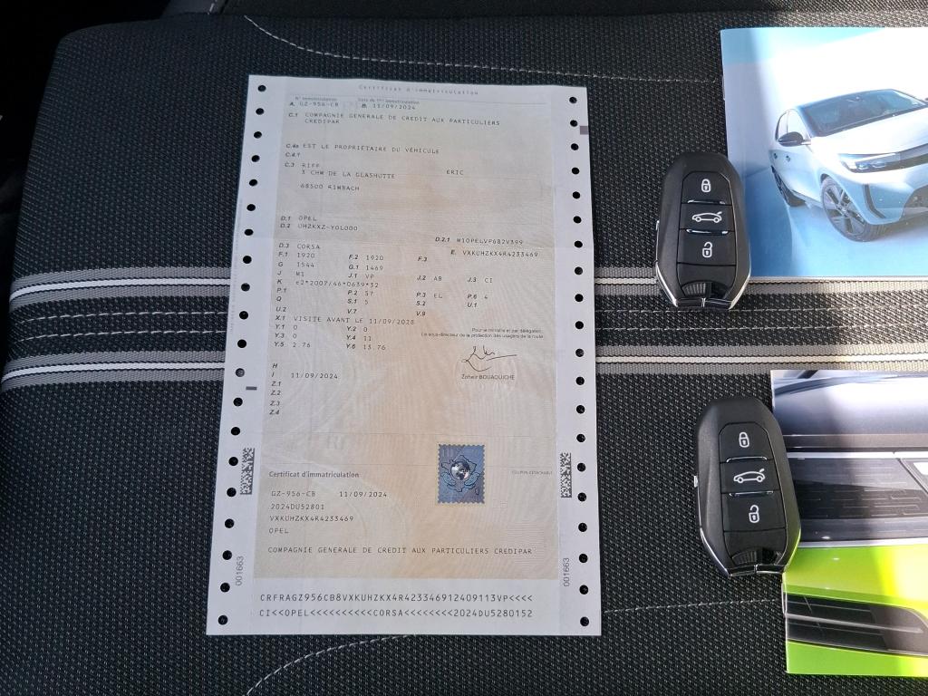 Opel Corsa Electrique 136 ch & Batterie 50 kWh GS 2024