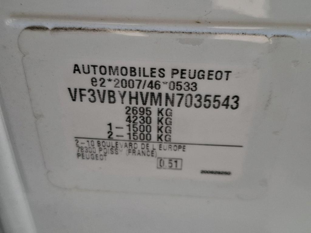 Peugeot EXPERT FGN TOLE STANDARD 1.5 BLUEHDI 120 S&S BVM6 ASPHALT 2022