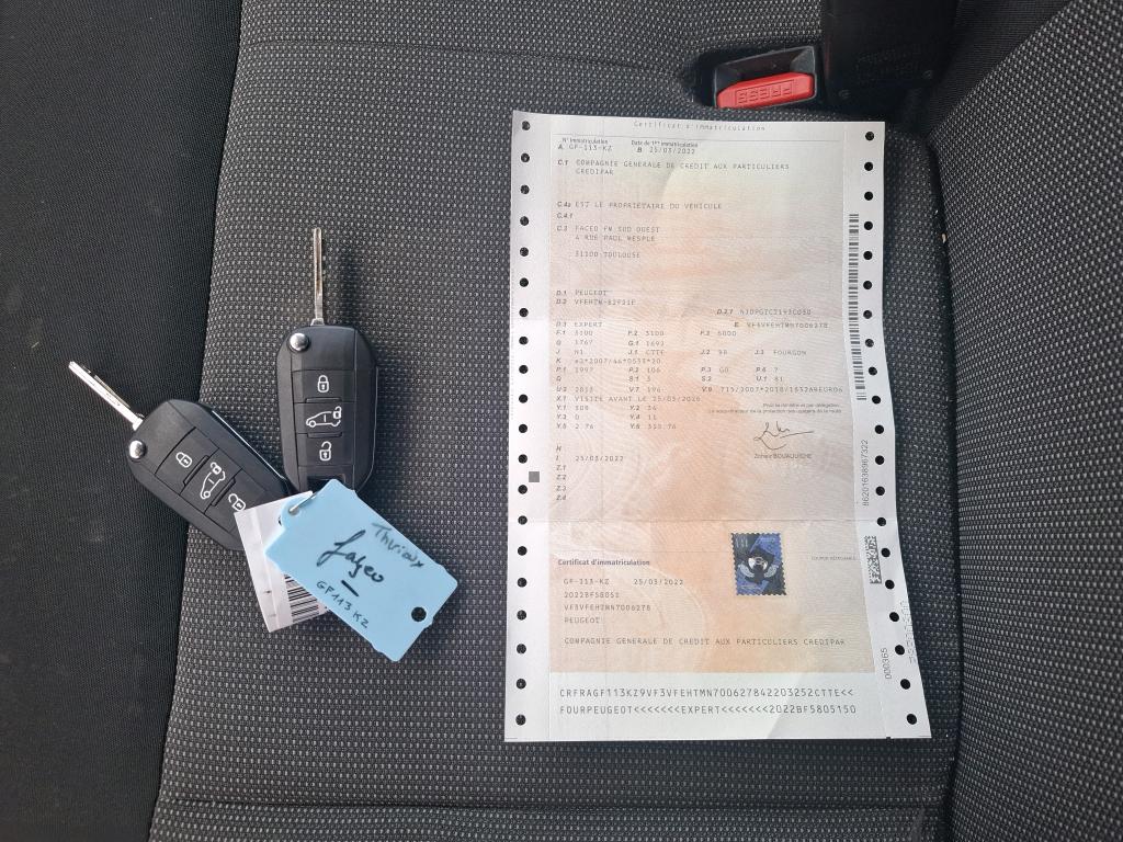 Peugeot EXPERT FGN TOLE LONG BLUEHDI 145 S&S BVM6 PREMIUM 2022