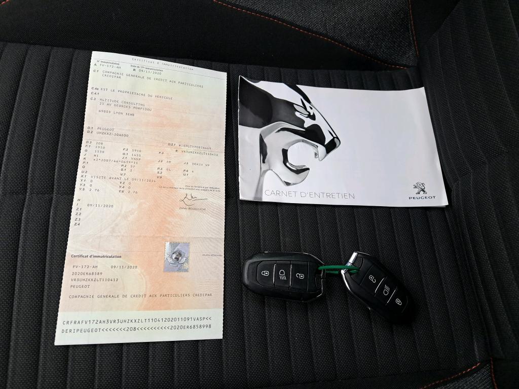 Peugeot 208 ELECTRIQUE 50 KWH 136 ACTIVE BUSINESS R 2020