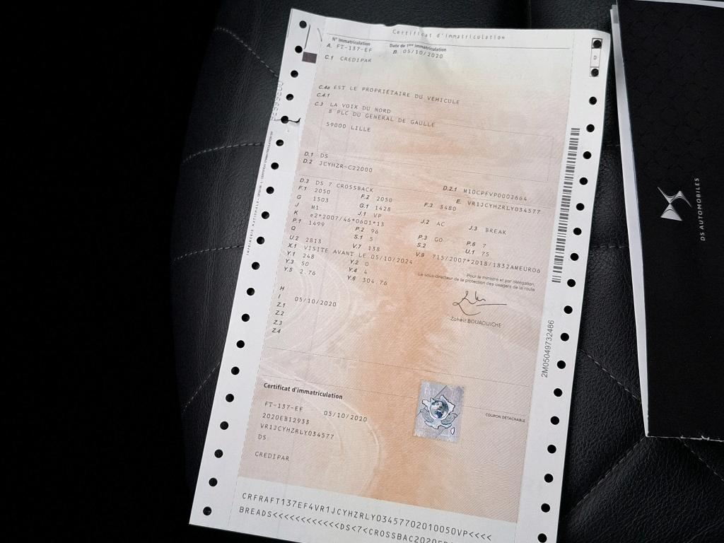 DS DS7 Crossback BlueHDi 130 EAT8 Grand Chic 2020