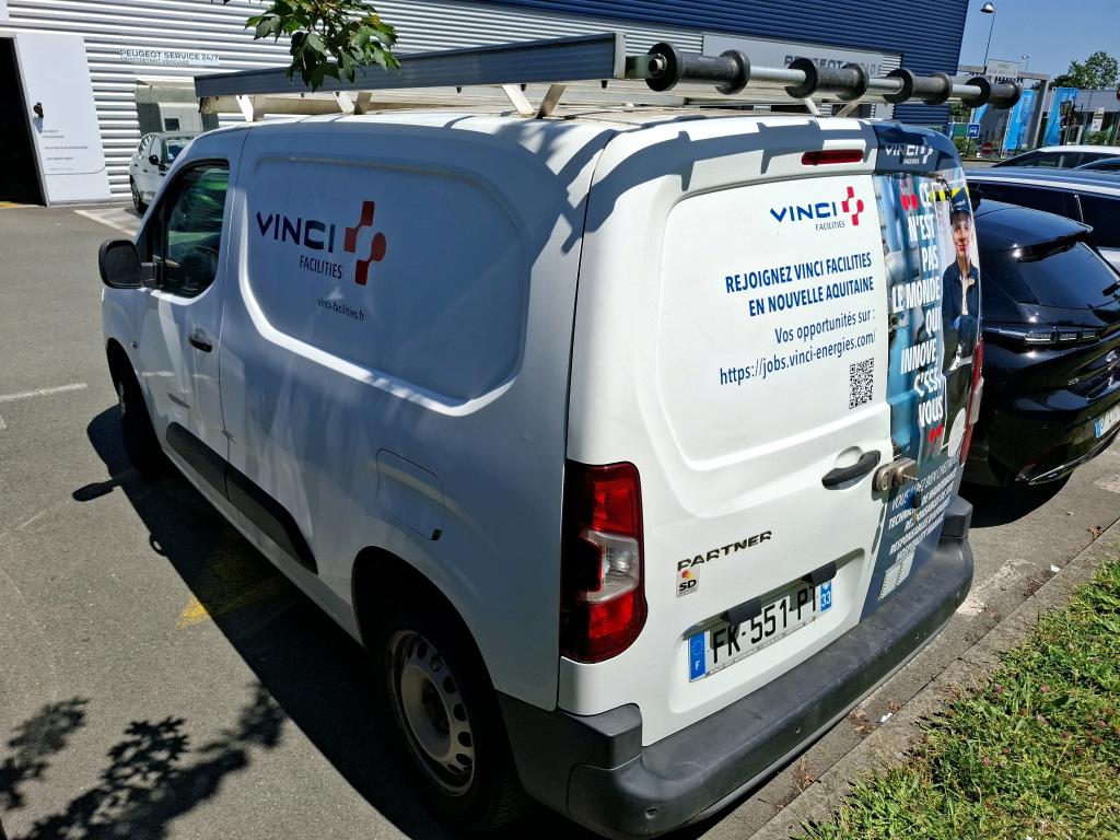 Peugeot PARTNER FOURGON STANDARD 1000 KG BLUEHDI 100 S&S BVM5 PREMIUM 2019
