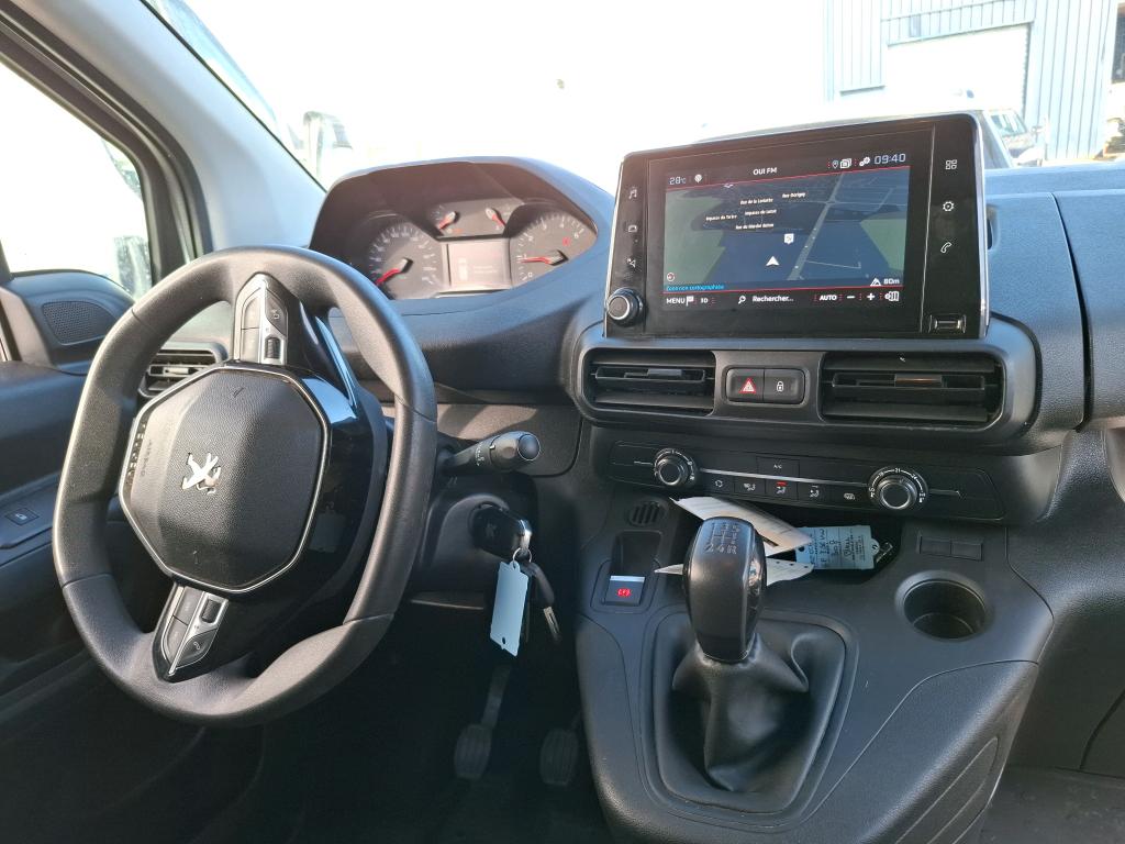 Peugeot PARTNER FOURGON STANDARD 650 KG BLUEHDI 100 S&S BVM5 ASPHALT 2020