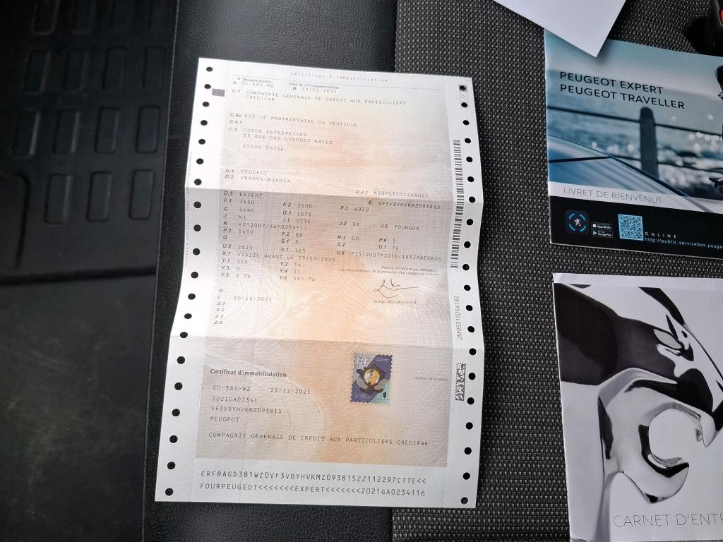 Peugeot EXPERT FGN TOLE COMPACT 1.5 BLUEHDI 120 S&S BVM6 PREMIUM 2021