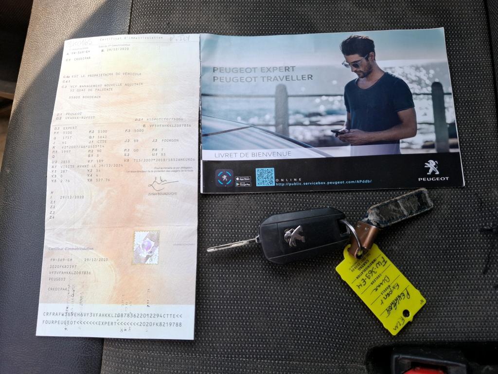 Peugeot EXPERT FGN TOLE STANDARD 2.0 BLUEHDI 120 S&S BVM6 ASPHALT 2020