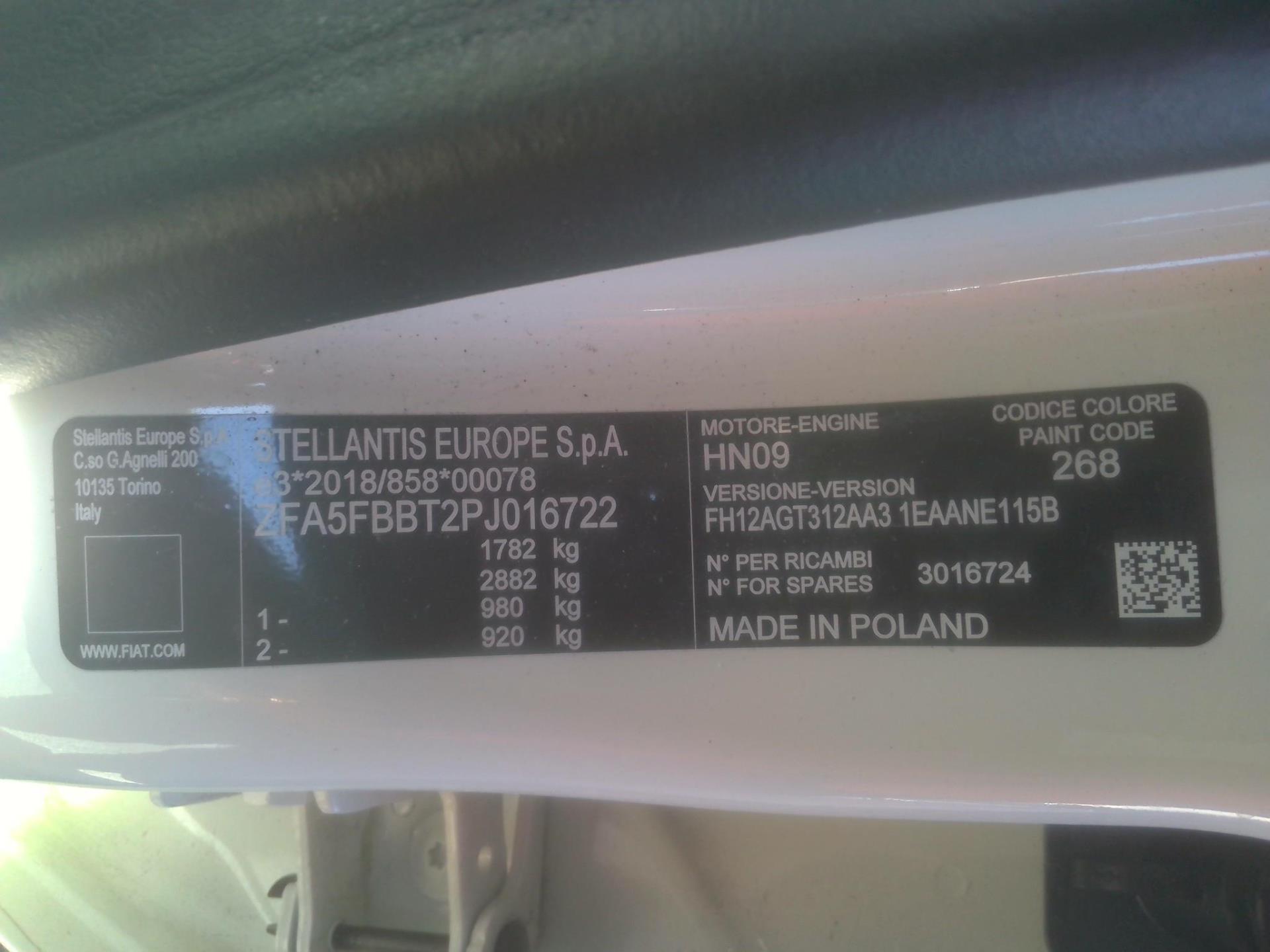 FIAT 600 1.2 Hybrid 100ch DCT6 La Prima 2024