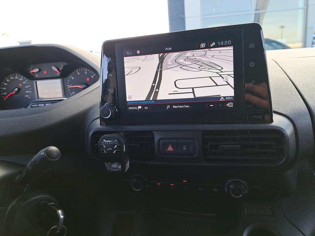 Peugeot PARTNER FOURGON STANDARD 650 KG BLUEHDI 100 S&S BVM5 ASPHALT 2020