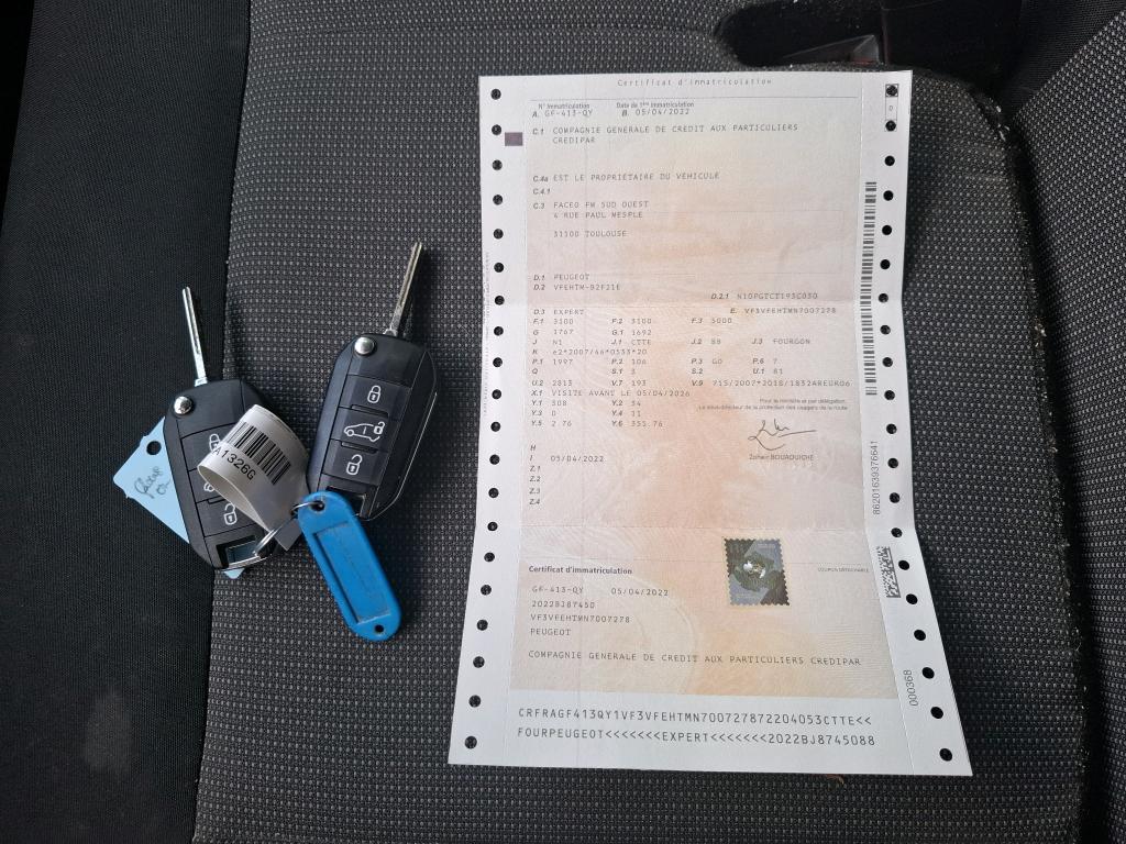 Peugeot EXPERT FGN TOLE LONG BLUEHDI 145 S&S BVM6 PREMIUM 2022