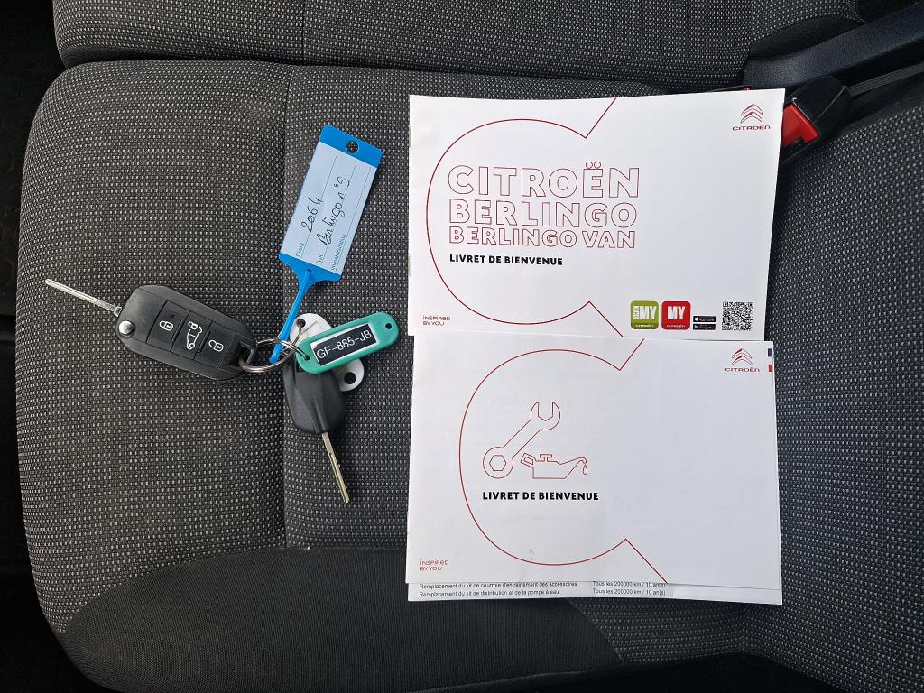 Citroen BERLINGO VAN M 650 BLUEHDI 100 S&S BVM6 CLUB 2022