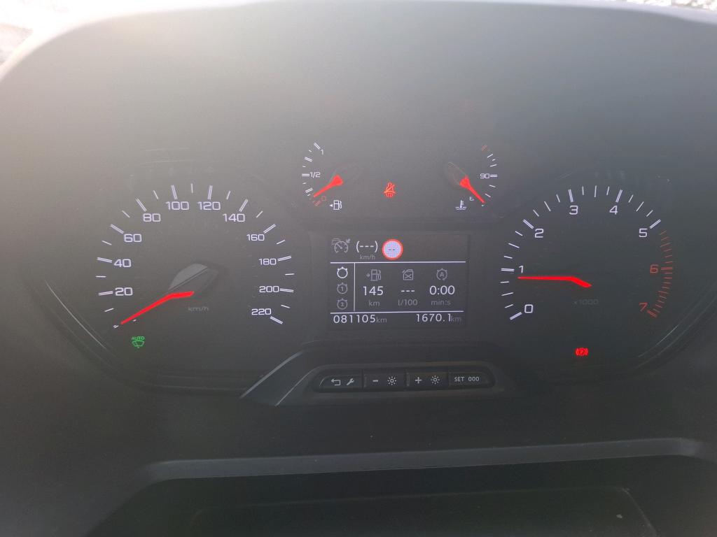 Peugeot PARTNER FOURGON STANDARD 650 KG BLUEHDI 100 S&S BVM6 ASPHALT 2022