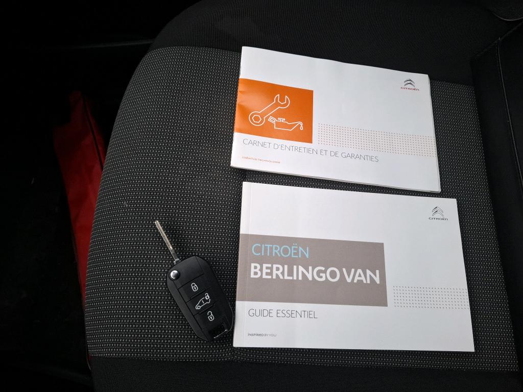 Citroen BERLINGO VAN M 650 BLUEHDI 100 S&S CLUB 2019