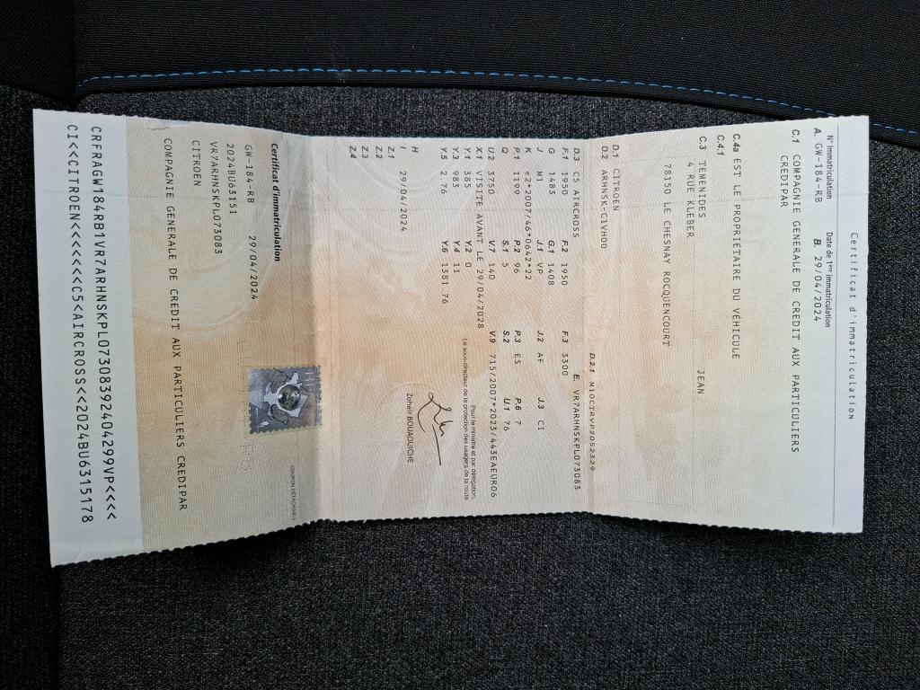 Citroen C5 Aircross PureTech 130 BVM6 You 2024