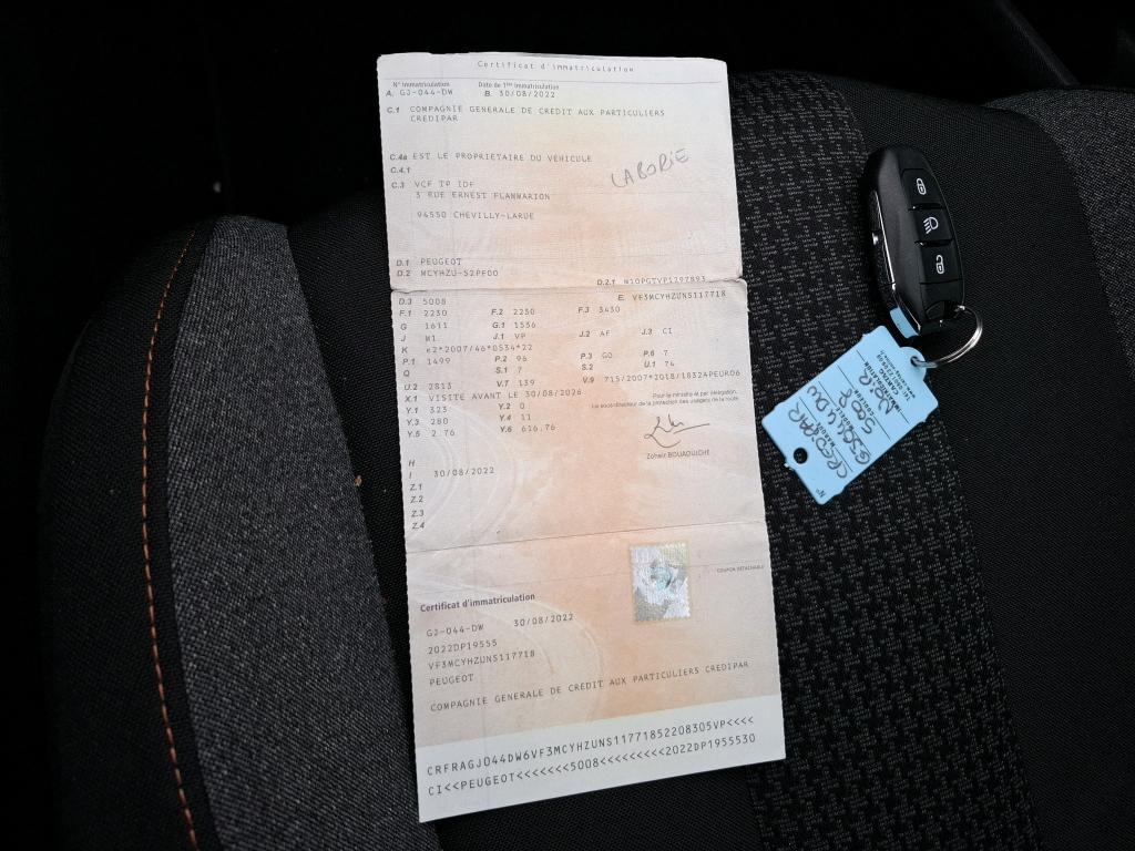 Peugeot 5008 BlueHDi 130ch S&S EAT8 Active Pack 2022