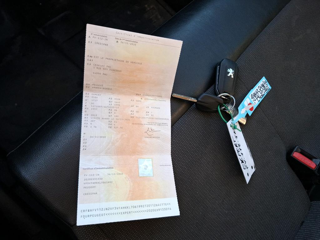 Peugeot EXPERT FGN TOLE STANDARD 2.0  BLUEHDI 120 S&S BVM6 PREMIUM 2020