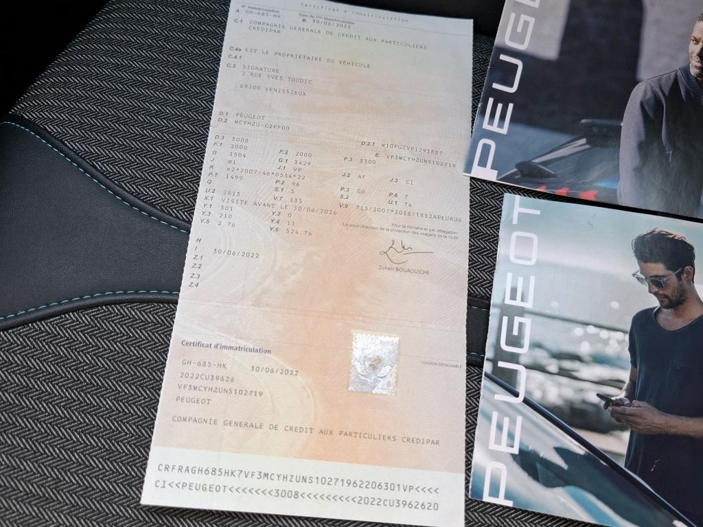 Peugeot 3008 BlueHDi 130ch S&S EAT8 Allure Pack 2022