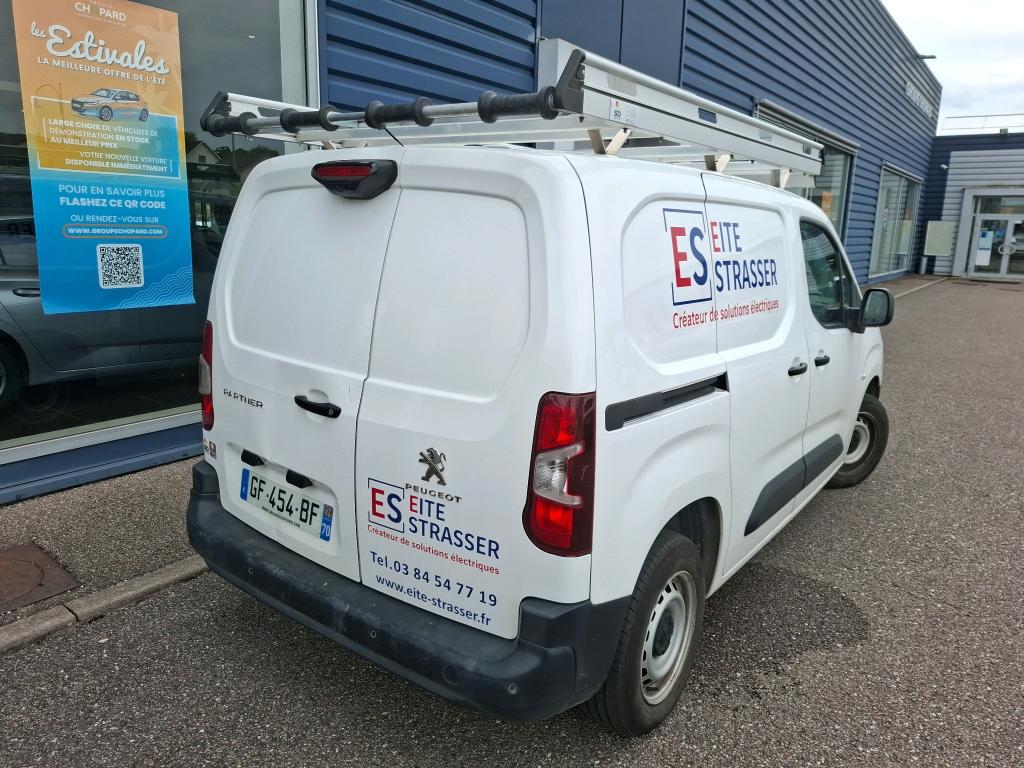 Peugeot PARTNER FOURGON STANDARD 650 KG BLUEHDI 100 S&S BVM6 ASPHALT 2022