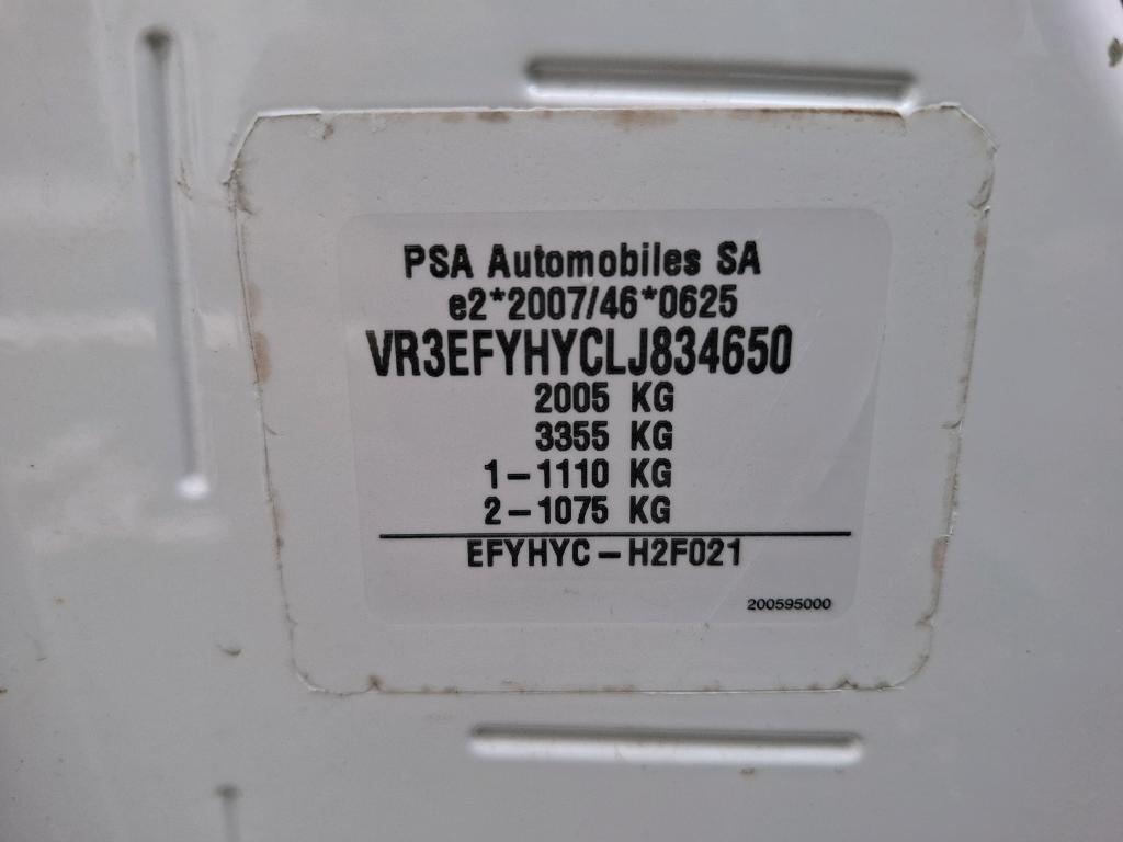 Peugeot PARTNER FOURGON STANDARD 650 KG BLUEHDI 100 S&S BVM5 PREMIUM 2020