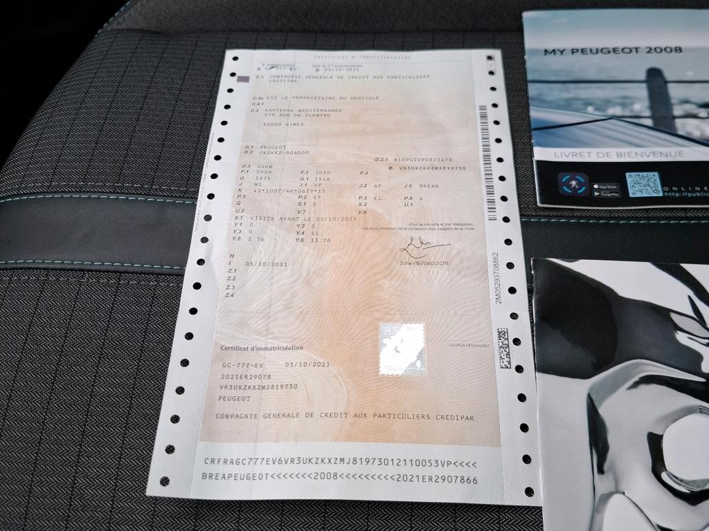 Peugeot 2008 Electrique 136 ch Allure 2021