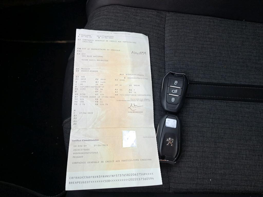 Peugeot 508 SW PureTech 130 ch S&S EAT8 Allure Pack 2022