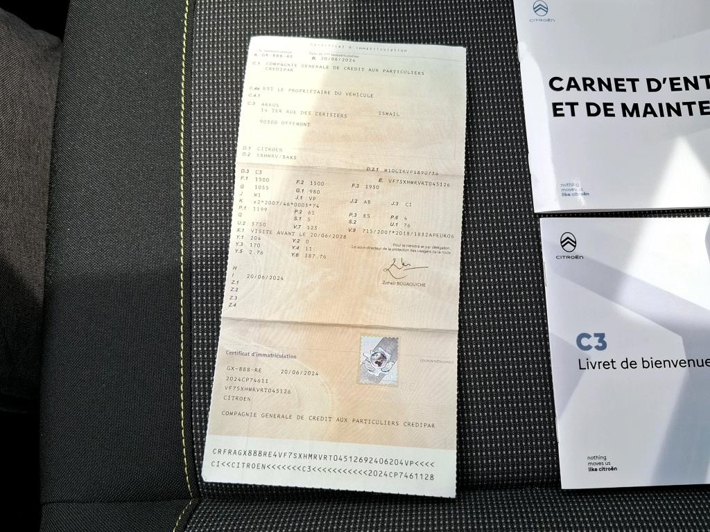 Citroen C3 PureTech 83 ch BVM5 You 2024