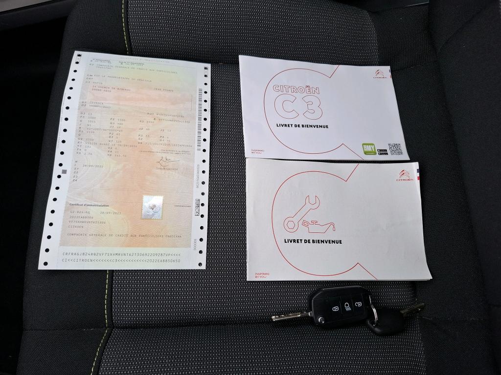 Citroen C3 PureTech 83 ch BVM5 You 2022
