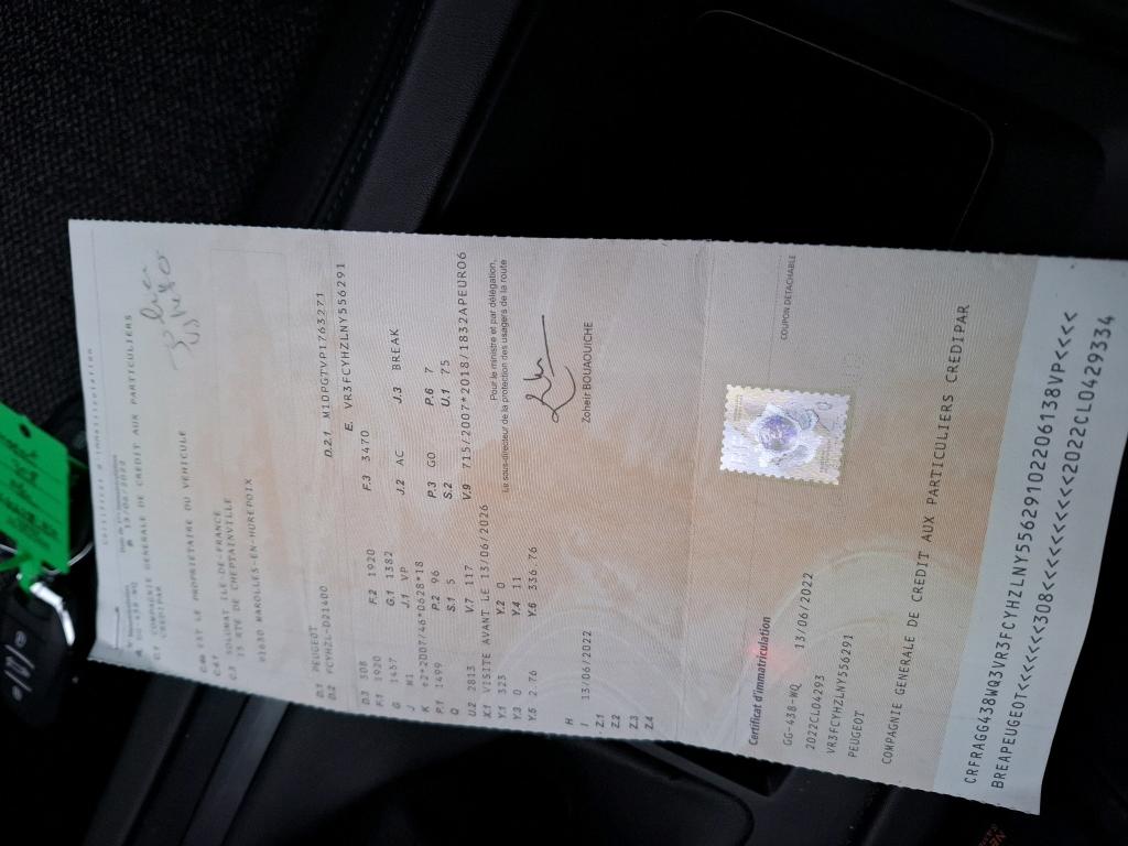 Peugeot 308 SW BlueHDi 130ch S&S BVM6 Allure 2022