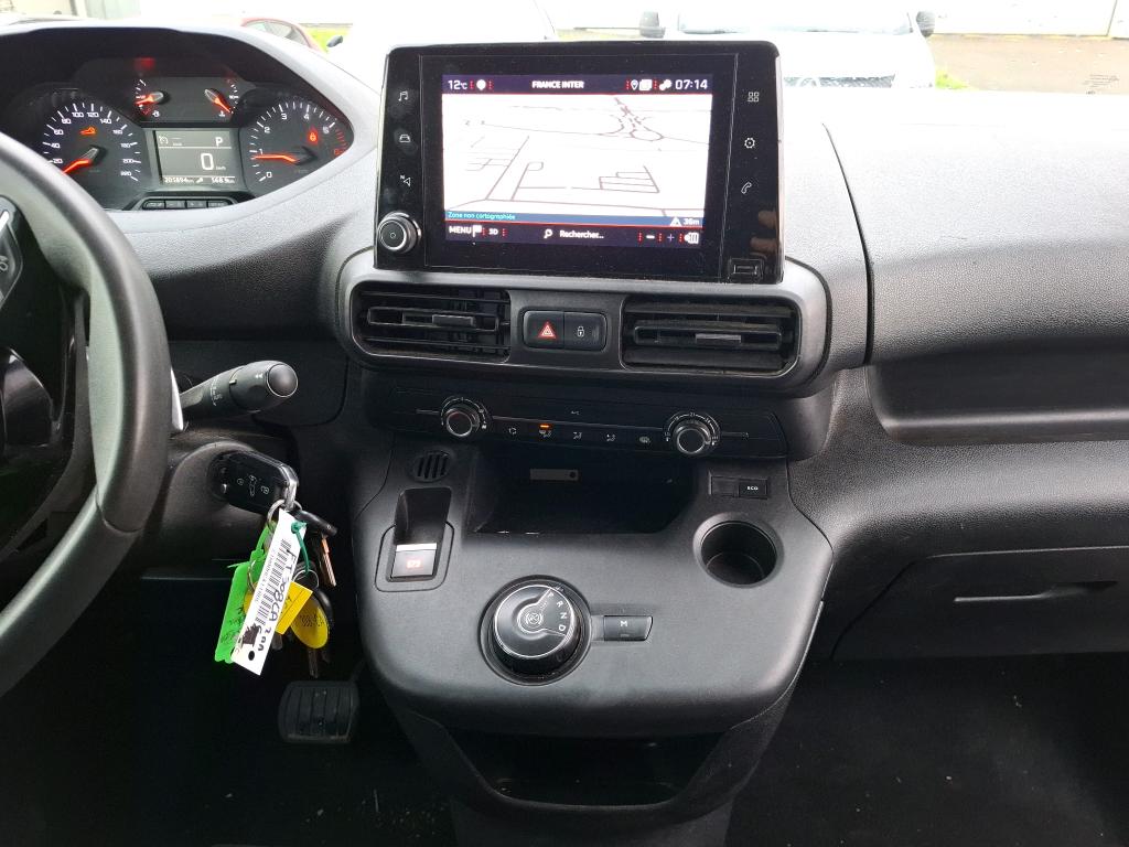 Peugeot PARTNER FOURGON STANDARD 650 KG BLUEHDI 130 S&S EAT8 ASPHALT 2020