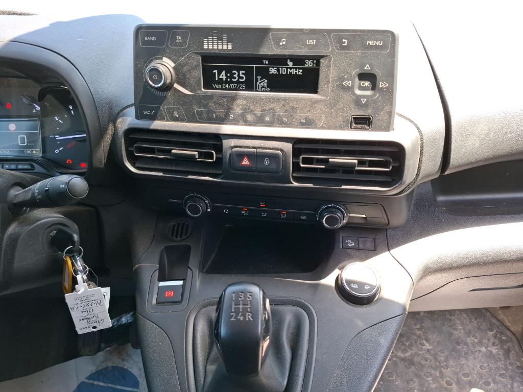 Citroen BERLINGO VAN M 650 BLUEHDI 100 S&S CLUB 2019
