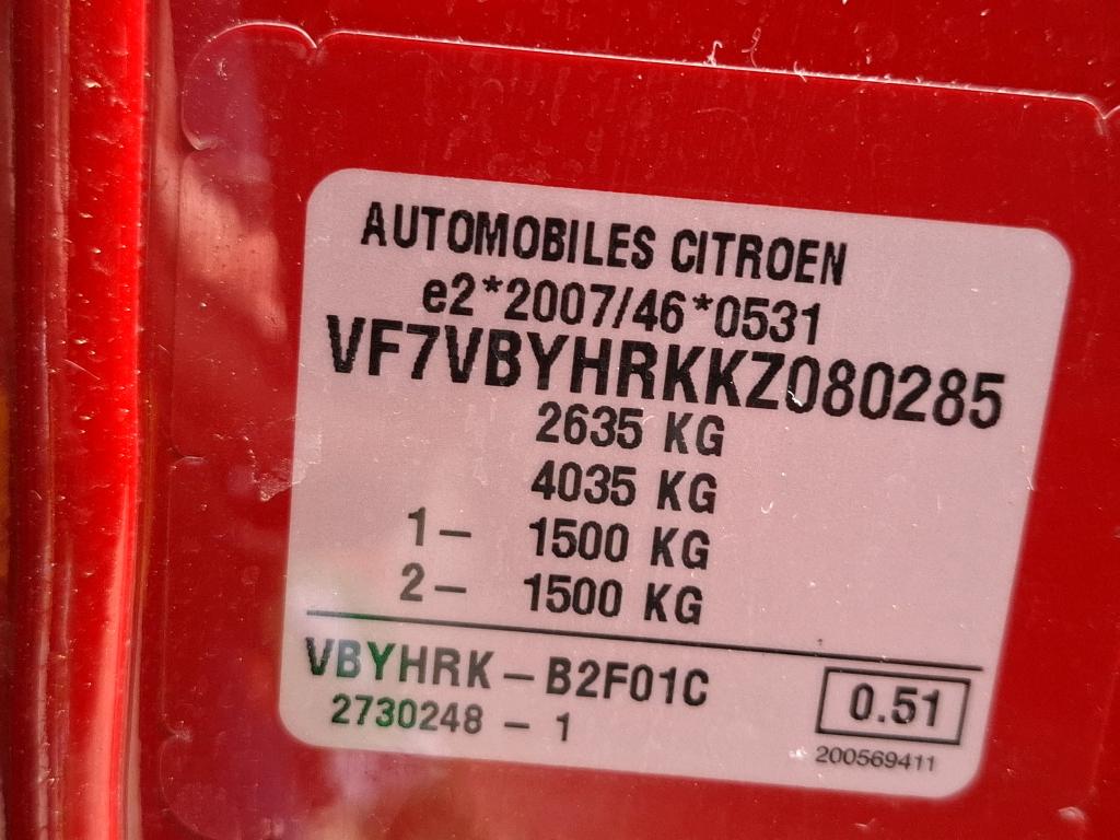 Citroen JUMPY FGN M BLUEHDI 100 S&S BVM6 CLUB 2019