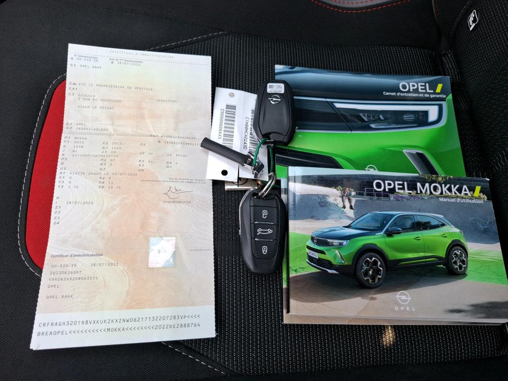 Opel Mokka Electrique 136 ch & Batterie 50 kWh Elegance Business 2022