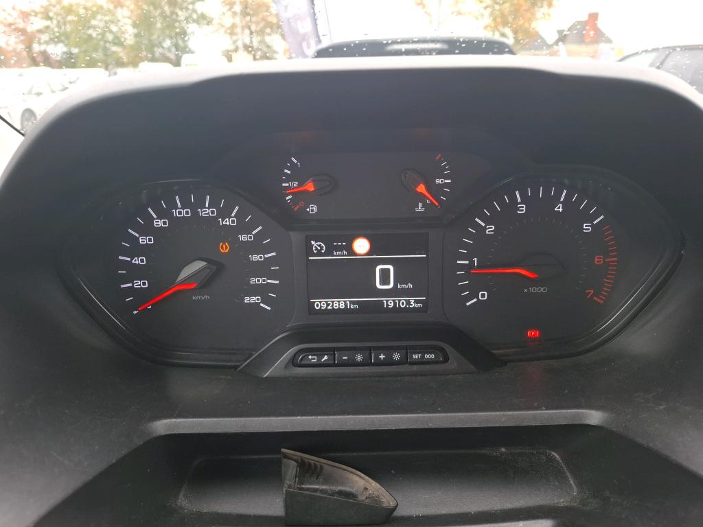 Peugeot PARTNER FOURGON STANDARD 650 KG BLUEHDI 100 BVM5 ASPHALT 2019