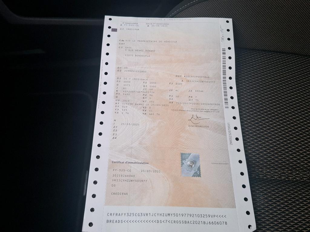 DS DS7 Crossback BlueHDi 130 EAT8 Business 2021