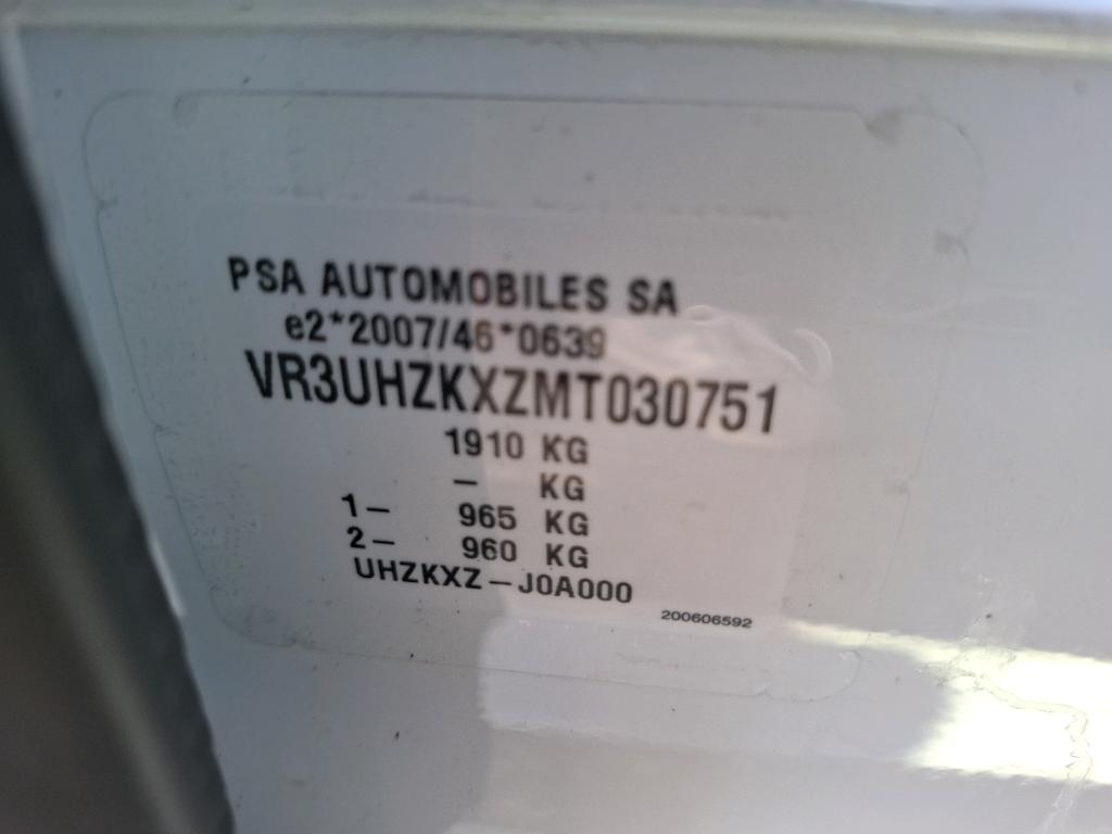 Peugeot 208 ELECTRIQUE 50 KWH 136 ACTIVE BUSINESS R 2021