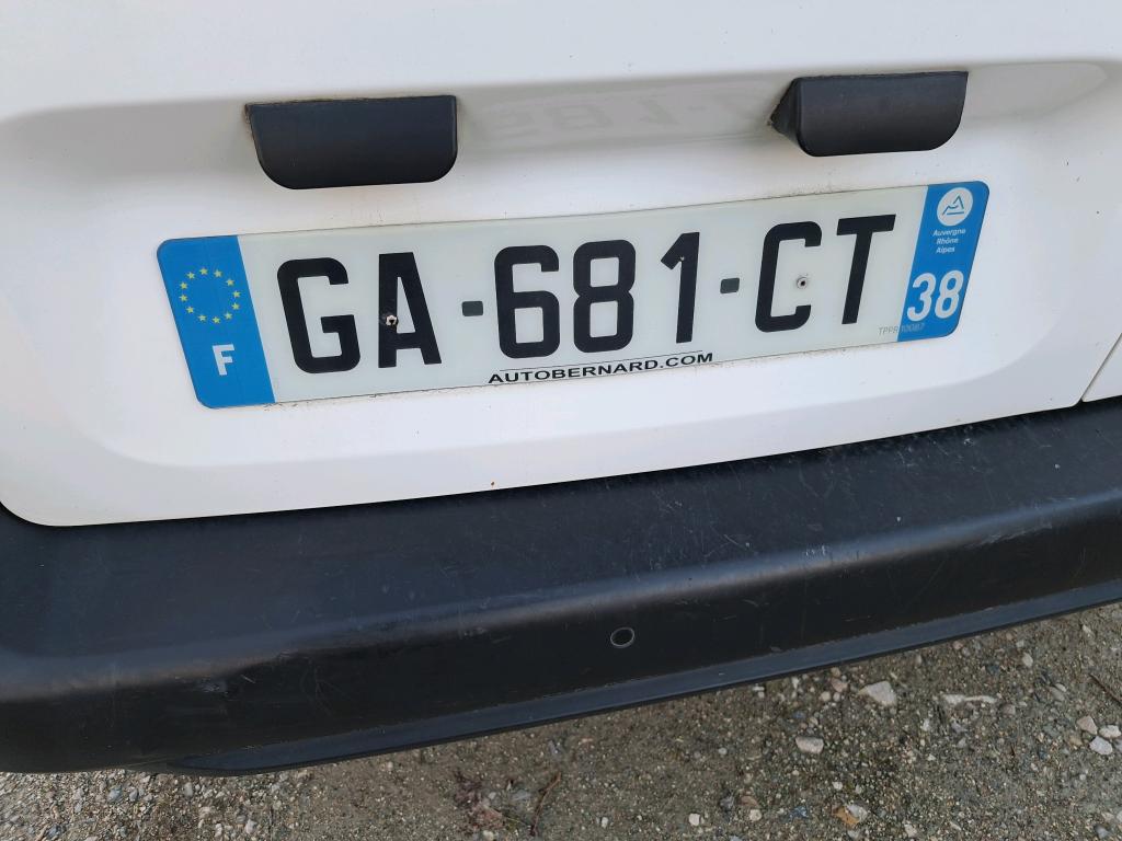 Peugeot PARTNER FOURGON LONG 950 KG BLUEHDI 100 S&S BVM5 ASPHALT 2021