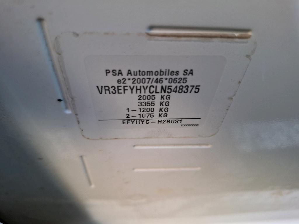 Peugeot PARTNER FOURGON STANDARD 650 KG BLUEHDI 100 S&S BVM5 PREMIUM 2020