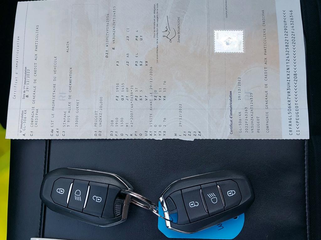 Peugeot 208 Electrique 50 kWh 136ch Active 2022
